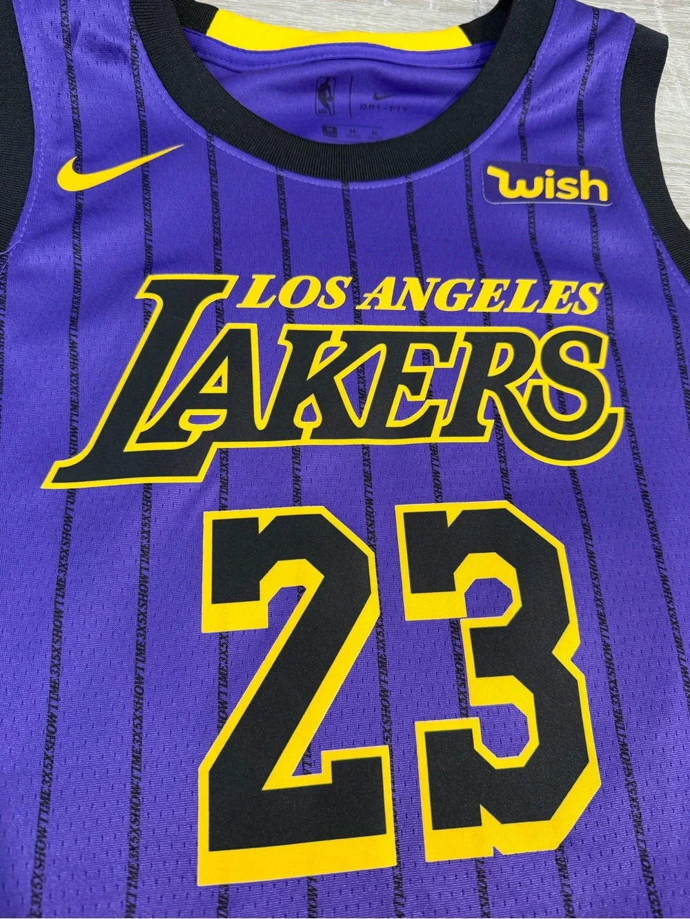 Nike Purple Los Angeles Lakers #23 Kids Basketball Jersey